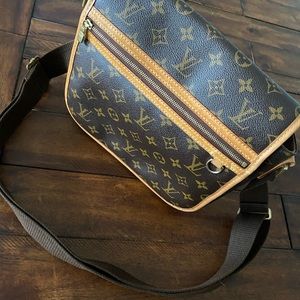RARE•LV Bosphore PM Monogram Can/Leather Crossbody